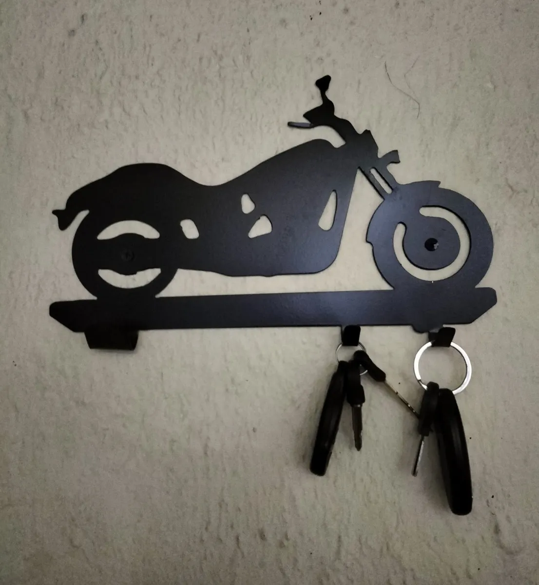 Porta Llaves Motociclista - Acero Inoxidable